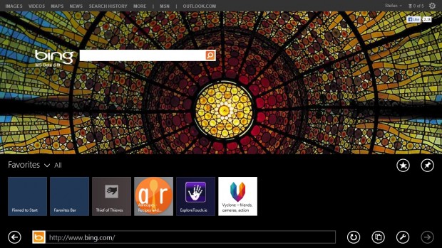 Schneller Zugriff auf Bookmarks